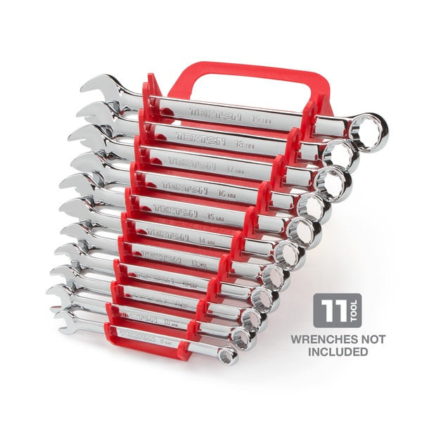 11-Tool Combination Wrench Holder (Red)