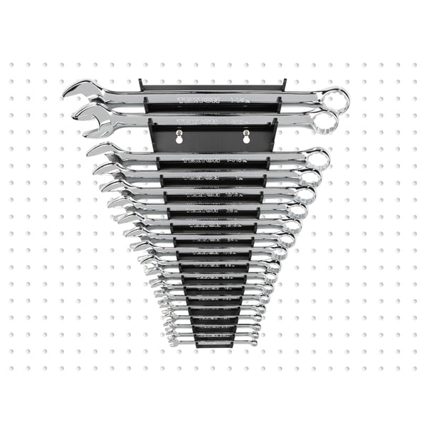 19-Tool Combination Wrench Organizer Rack (Black)