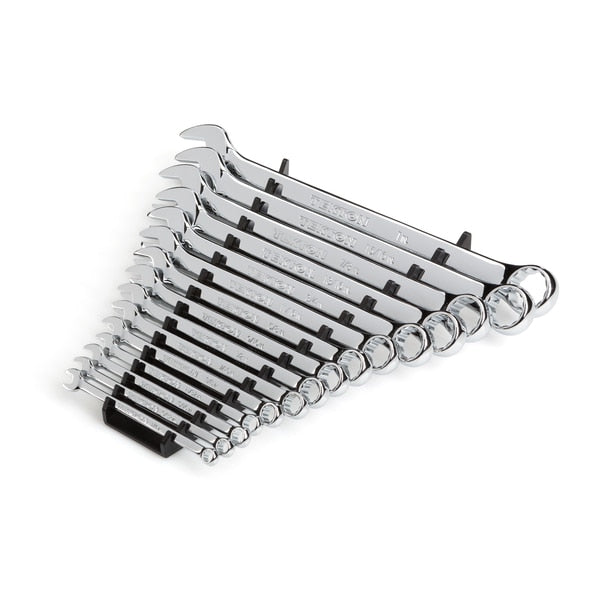 15-Tool Combination Wrench Organizer Rack (Black)