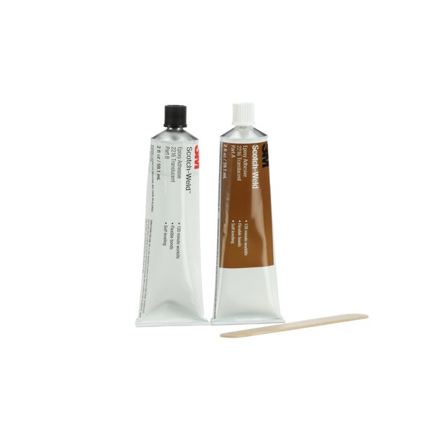 Epoxy Adhesive, 2216 Series, Clear, 1:01 Mix Ratio, 16 hr Functional Cure, Tube