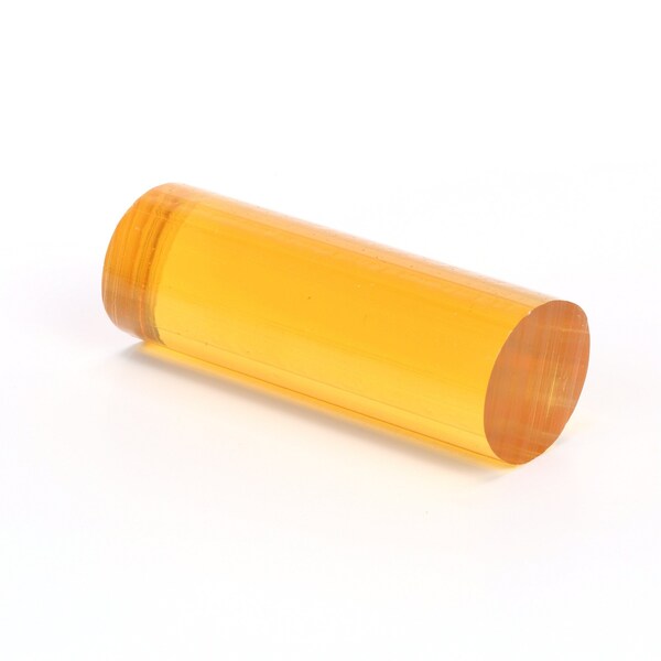 Hot Melt Adhesive, Amber, 1 in Diameter, 25 sec Begins to Harden