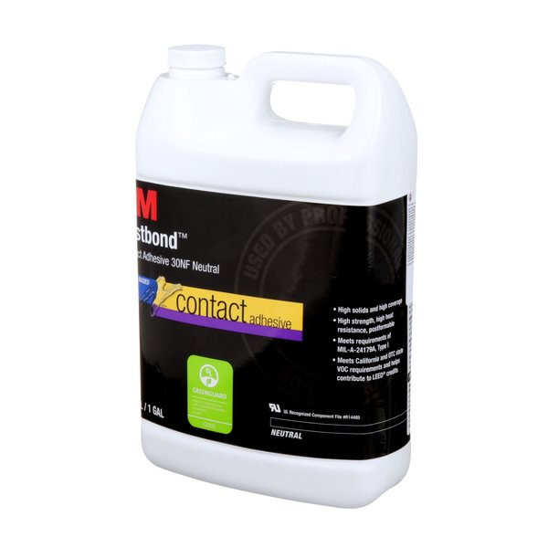 Contact Cement, 30NF Series, Neutral, 1 gal, Can