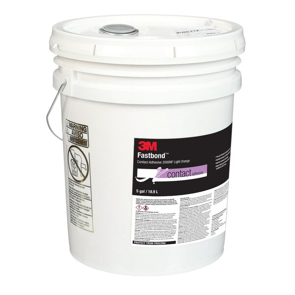 Contact Cement, 2000NF Series, Light Orange, 5 gal, Pail