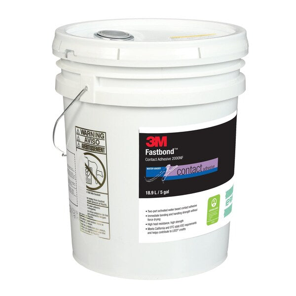 Contact Cement, 2000NF Series, Neutral, 5 gal, Pail