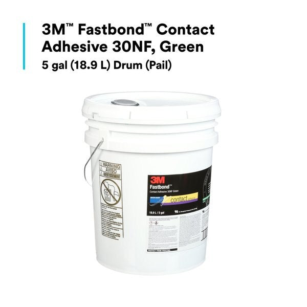 Contact Cement, 30NF Series, Green, 5 gal, Pail