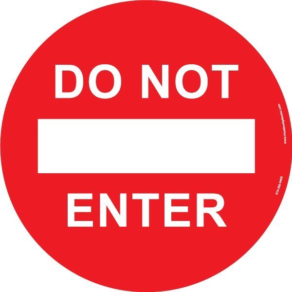 Floor Sign, High Bond, 12