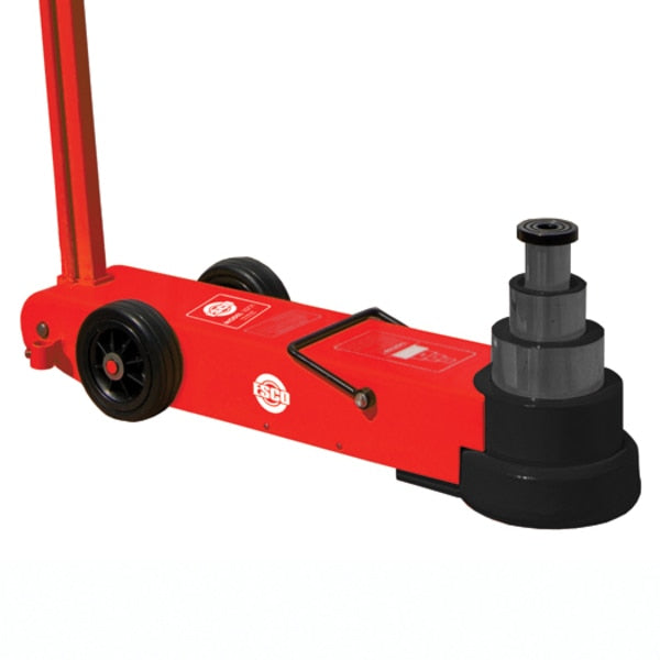 Hydraulic Jack, Air-Operated, 50/25/10 ton