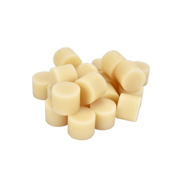 Hot Melt Adhesive, Tan, 5/8 in Diameter, 8 in Length, 30 sec Begins to Harden