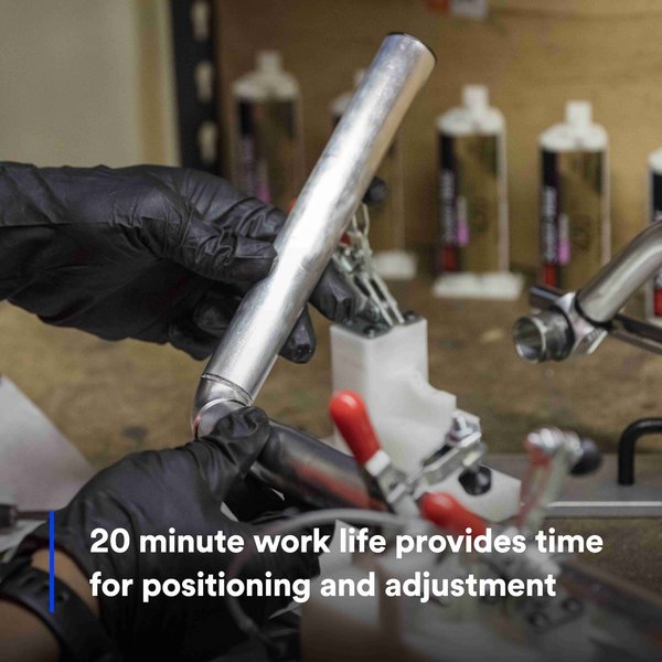 Epoxy Adhesive, DP420 Series, Off-White, 2:01 Mix Ratio, 2 hr Functional Cure, Dual-Cartridge