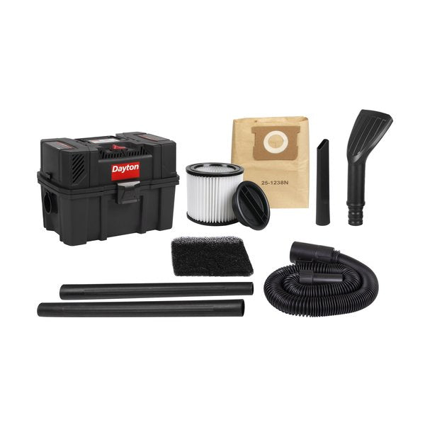Portable Wet/Dry Vacuum, 4 gal, 1,080 W