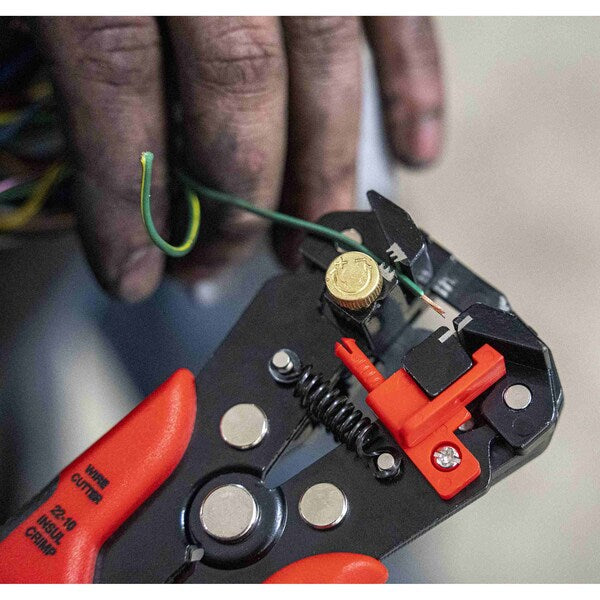 Wire Stripper 8.25 in./Cutter/Crimper wi