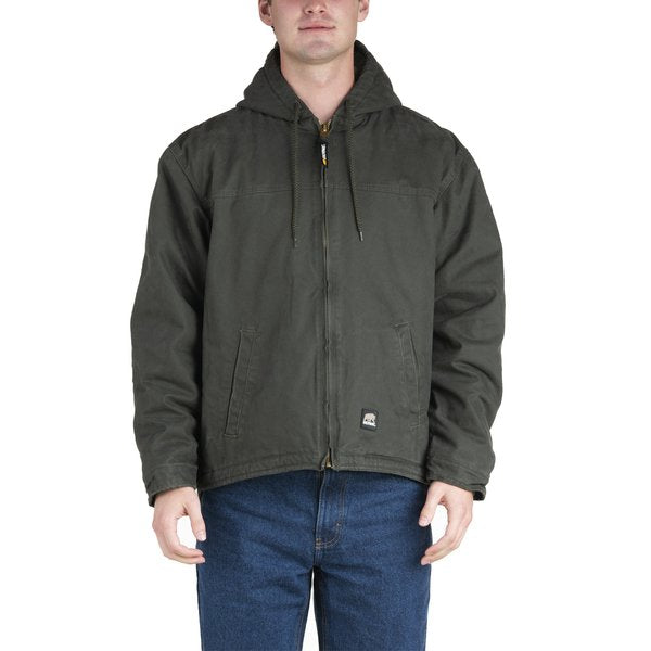 Work Coat, Washed Hooded, Large, Tall