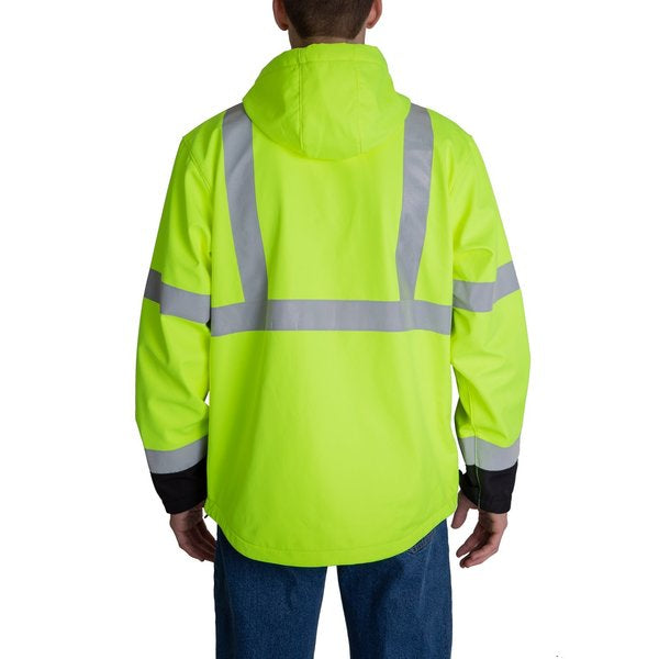 Jacket, Softshell, Hi-Vis, Class 3, XL, Reg