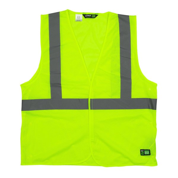 Vest, Economy, Hi-Vis, Type R, Class 2, M/L