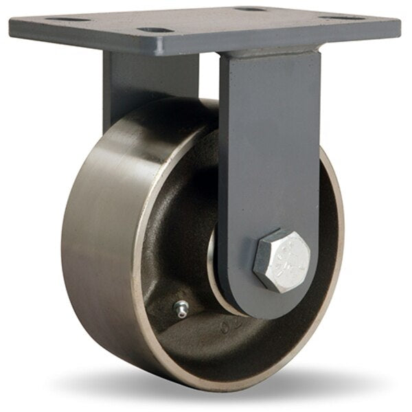 Rigid Caster, Es 6X2-1/2 Forged Steel