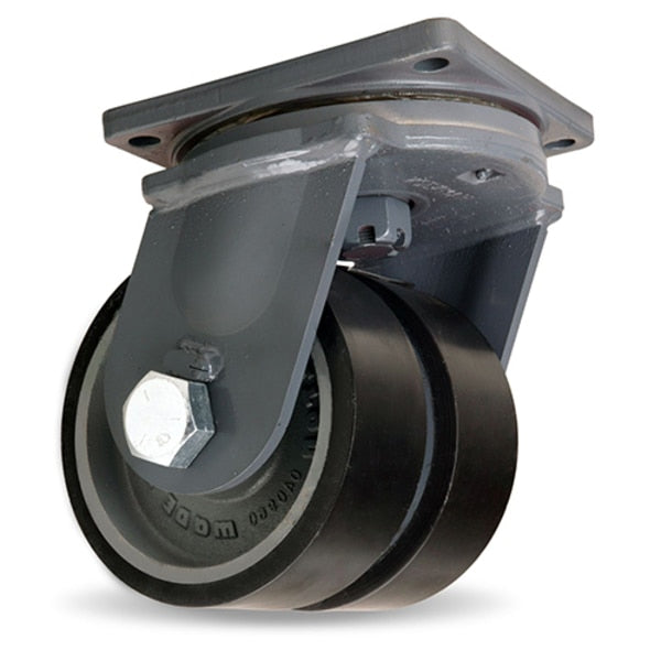 Maxi-Duty Dual-Wheel Swivel Caster, 8