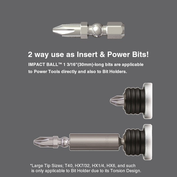 IMPACT BALL Torsion Bit SQ2x30, PK25