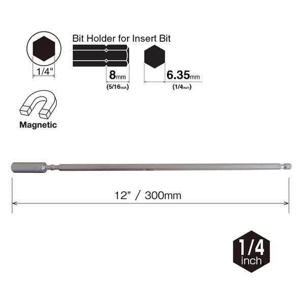 IMPACT BALL Torsion Bit Holder H1/4