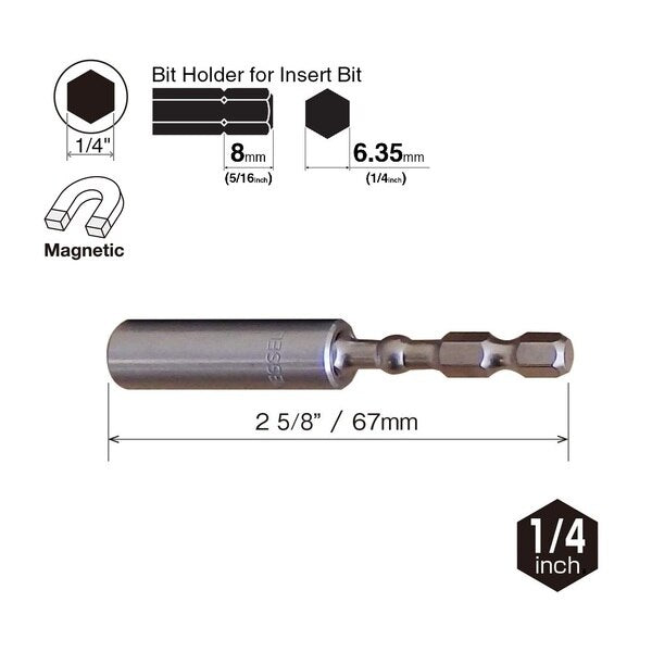 IMPACT BALL Torsion Bit Holder H1/, PK10