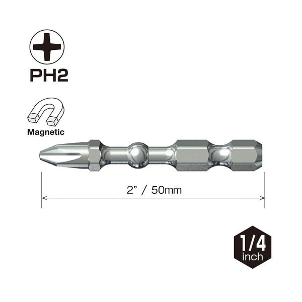 IMPACT BALL Torsion Bit PH2x50, PK5