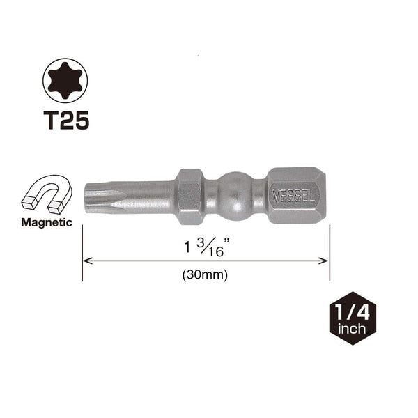 IMPACT BALL Torsion Bit ASSORTx30, PK5