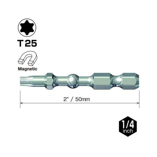 IMPACT BALL Torsion Bit T25x50, PK25