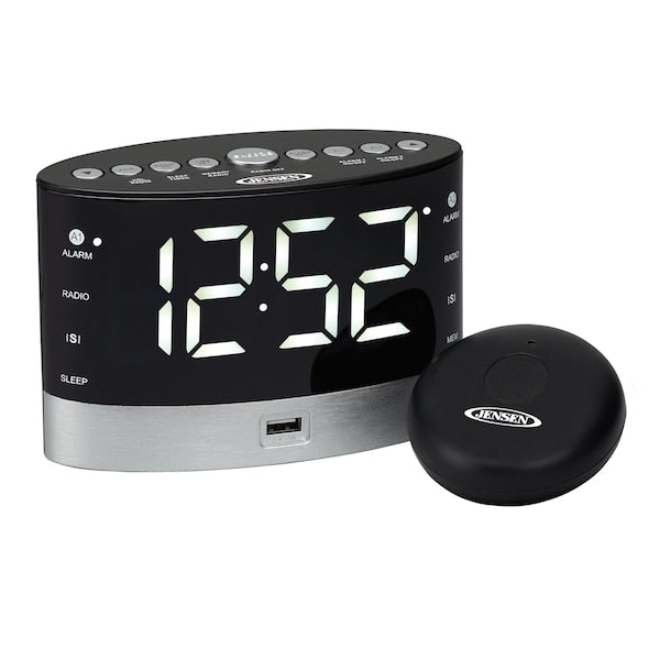 AM/FM Dual Alarm Clock Radio w/Wireless