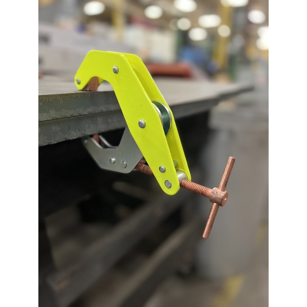 Kant-Twist Hi-Vis Yellow Lever Clamp wit