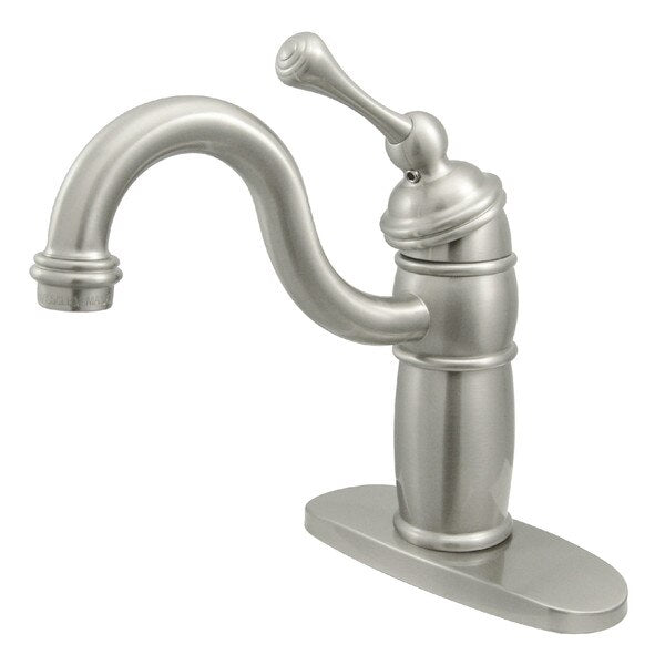 Single Hole Only Mount, 1 Hole KB1488BL Bar Faucet