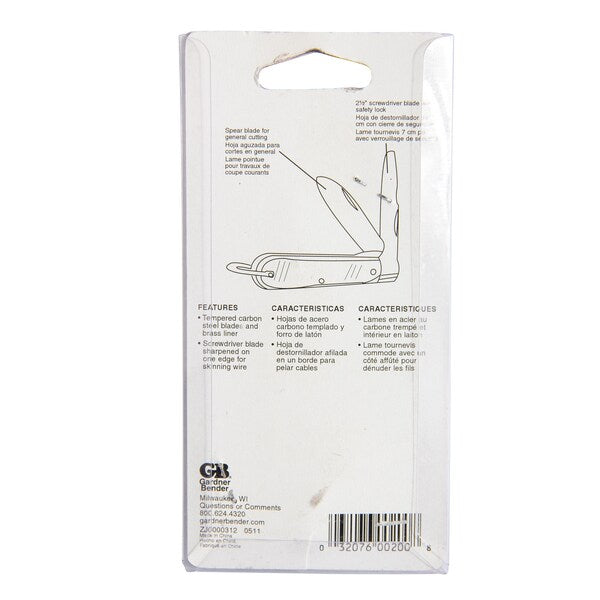 Electricians Knife, Two-in-One