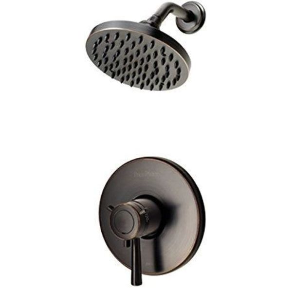 Single Handle 2 Hole Shower Trim, Tuscan Bronze, Tuscan Bronze