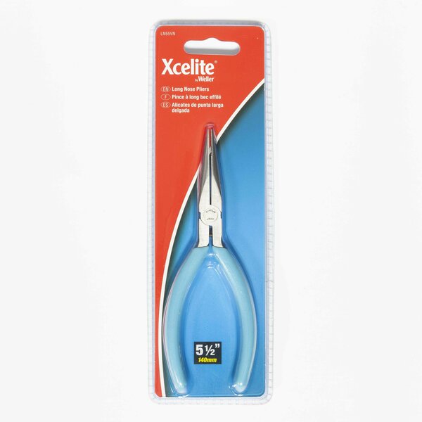 5 1/2 in Weller(R) Xcelite(R) Long Nose Plier Ergonomic Handle