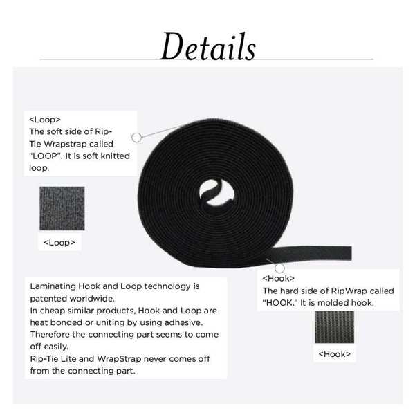 Hook and Loop Tape, 1/2