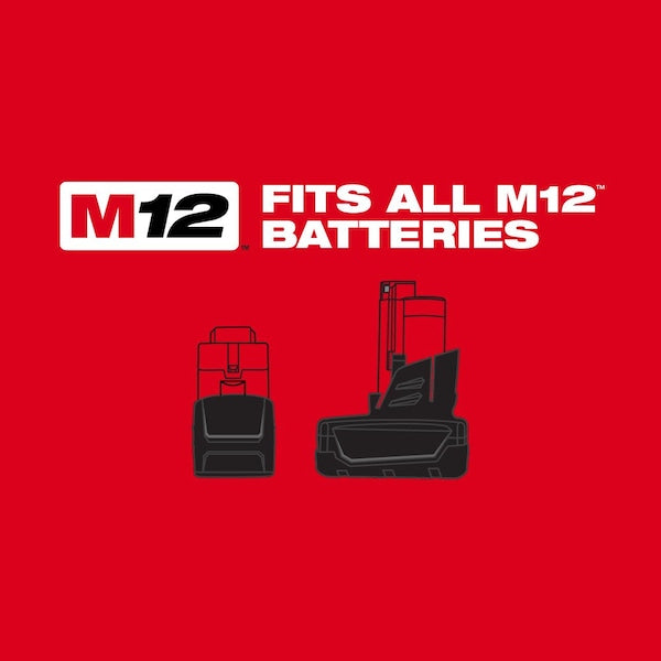 M12 Cordless Ratchet Kit, (1) 1.5Ah, (1) 2.0Ah Batteries