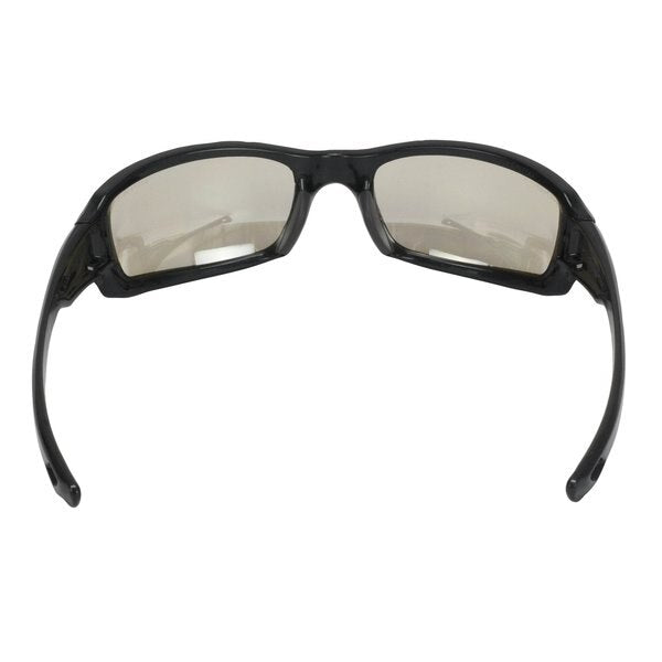 Safety Glasses, Wraparound I/O Mirror Polycarbonate Lens, Scratch-Resistant