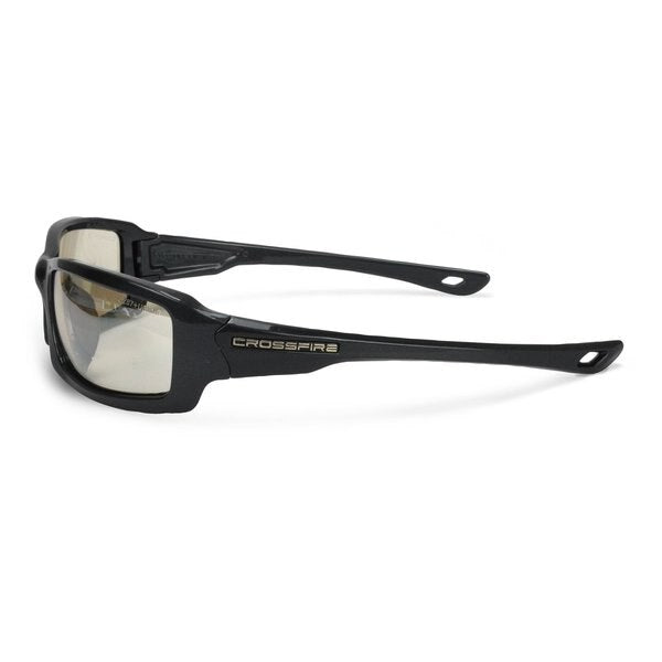 Safety Glasses, Wraparound I/O Mirror Polycarbonate Lens, Scratch-Resistant