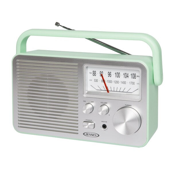 Portable AM/FM Radio-Green