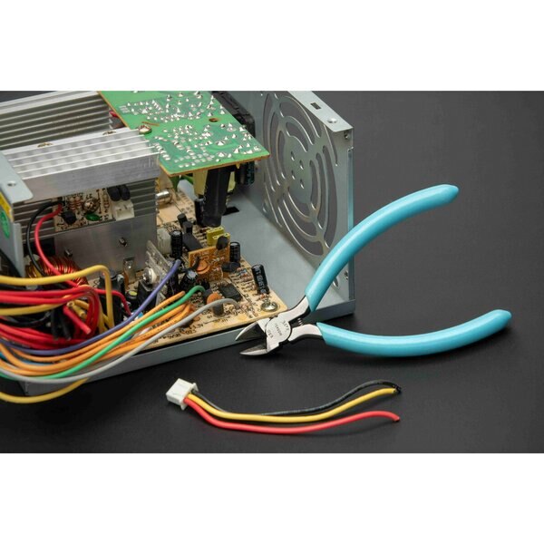 4 in Diagonal Cutting Plier Flush Cut Pointed Nose Uninsulated