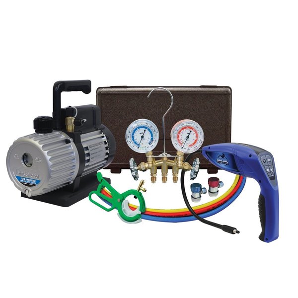 Vacuum Pump W/55100-R Leak Detector