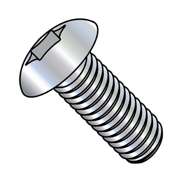 #10-24 x 1/2 in Torx Truss Machine Screw, Zinc Plated Steel, 7000 PK