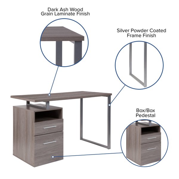 Computer Desk, 23-1/2