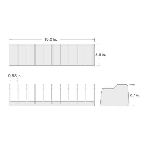 Pliers Organizer Rack, 10-Slot