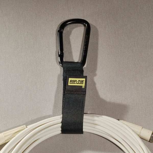 Back-to-Back Strap, No Adhesive, 6 in, 1 in Wd, Orange, 5 PK