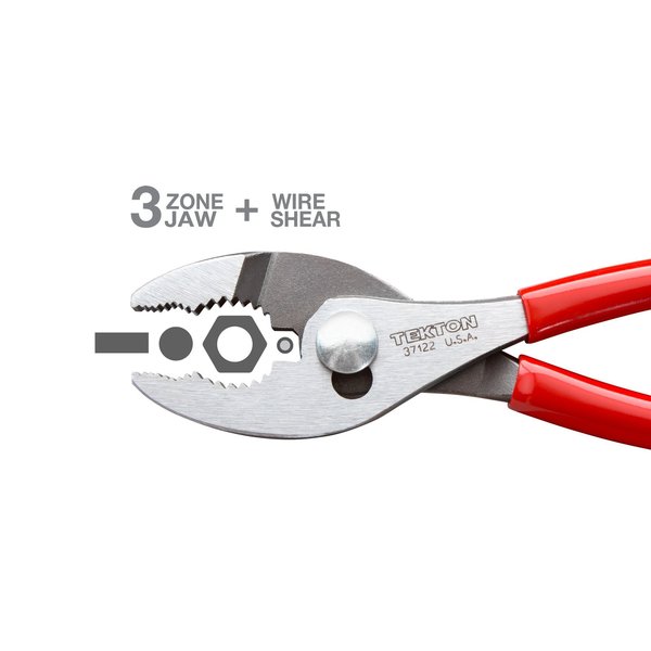 Gripping Pliers Set, 3-Piece (Long Nose, Slip Joint, Groove Joint)