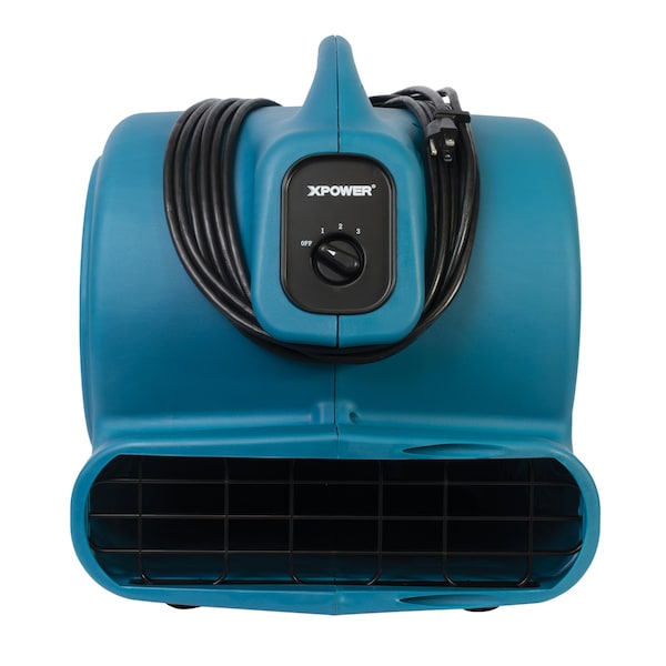 1 HP, 3600 CFM, 8.5 Amps, 4 Positions, 3 Speeds Air Mover