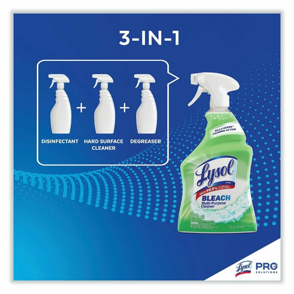 Cleaners & Detergents, 32 oz Trigger Spray Bottle, Slight Chlorine, 12 PK