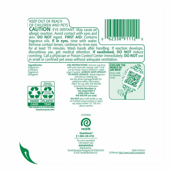 Life Scents Scented Oil Refills, Summer Delights, 0.67 oz, PK12