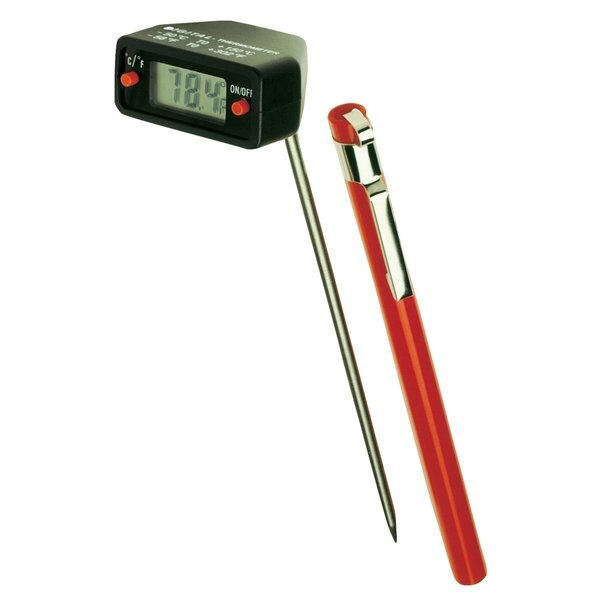 Digital Pocket Thermometer, -40 Degrees to 390 Degrees F
