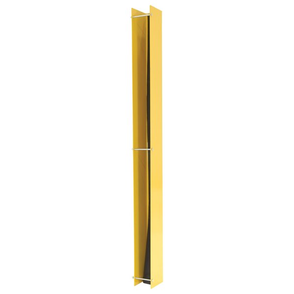 Yellow Rack Guard with Rubber Bumper Insert 48