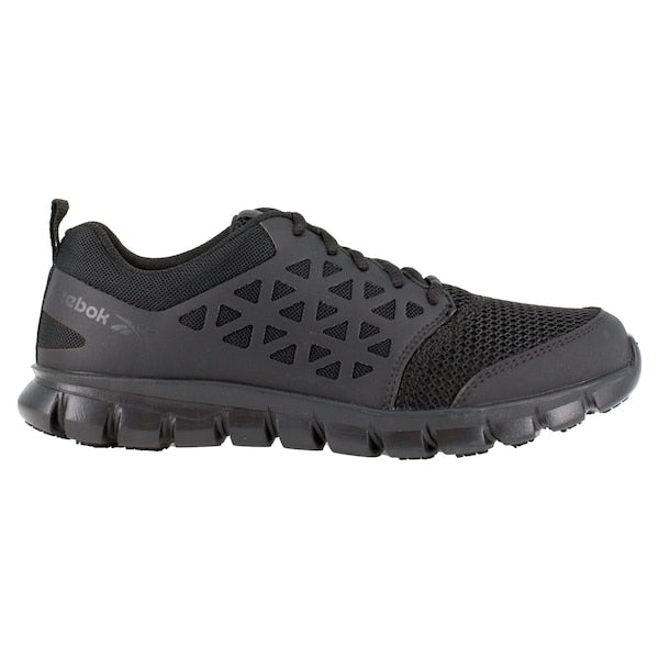 Mens Black Soft Toe Athlet Work Shoes, PR
